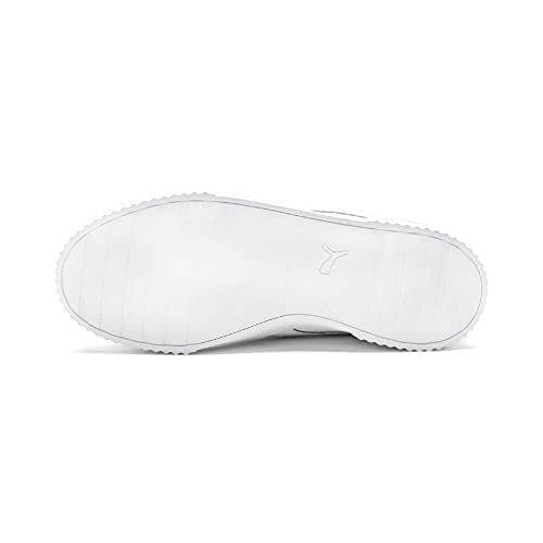 PRODUCTO 765-2 Zapatilla PUMA Carina para mujer, blanco blanco plateado, 7 M US