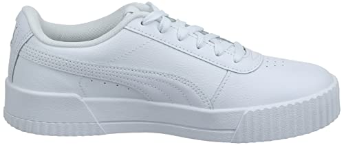 PRODUCTO 765-2 Zapatilla PUMA Carina para mujer, blanco blanco plateado, 7 M US