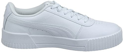 PRODUCTO 765-2 Zapatilla PUMA Carina para mujer, blanco blanco plateado, 7 M US