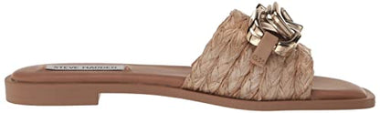 PRODUCTO 653-2 Steve Madden Gene Sandalia para Mujer, Rafia, 9.5