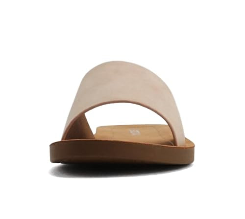 PRODUCTO 798-1 Soda Shoes Chanclas para Mujer Zapatillas Lisas Básicas Sandalias Sin Cordones Diapositivas Casual Peep Toe Beach EFRON-S (Blush Nbpu, Blush Nbpu, us_footwear_size_system, adulto, mujer, numérico, mediano, 8.5)