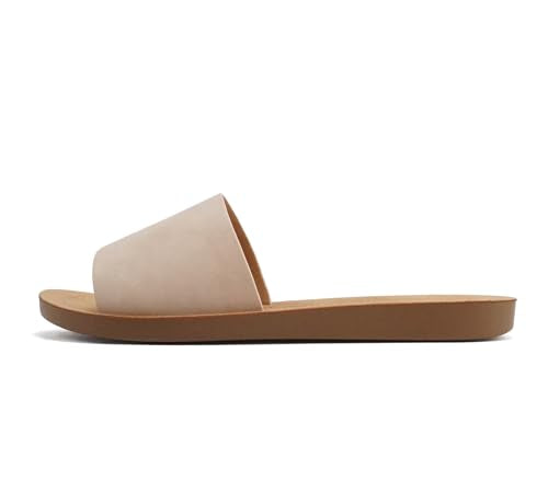 PRODUCTO 798-1 Soda Shoes Chanclas para Mujer Zapatillas Lisas Básicas Sandalias Sin Cordones Diapositivas Casual Peep Toe Beach EFRON-S (Blush Nbpu, Blush Nbpu, us_footwear_size_system, adulto, mujer, numérico, mediano, 8.5)