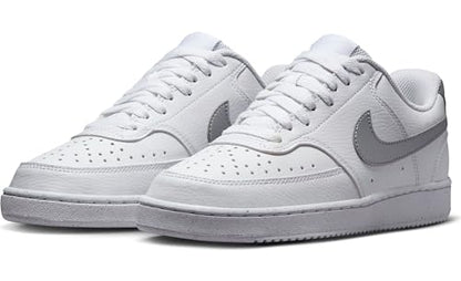 PRODUCTO 752-3 Zapatillas NIKE Wmns Court Vision Low Next Nature DH3158 108 para mujer, Blanco metálico plateado blanco, 8.5 US