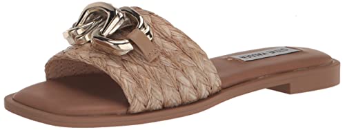 PRODUCTO 653-2 Steve Madden Gene Sandalia para Mujer, Rafia, 9.5