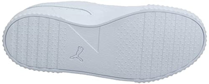 PRODUCTO 765-2 Zapatilla PUMA Carina para mujer, blanco blanco plateado, 7 M US