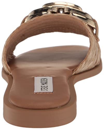 PRODUCTO 653-2 Steve Madden Gene Sandalia para Mujer, Rafia, 9.5