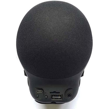 PRODUCTO 777 Altavoz portátil con forma de cabeza, inalámbrico, Bluetooth 4.1, reproductor estéreo MP3 para PC, portátil, Mac, teléfono, reproductor de audio, viajes, regalo único, fiesta, altavoces al aire libre (calavera negra)