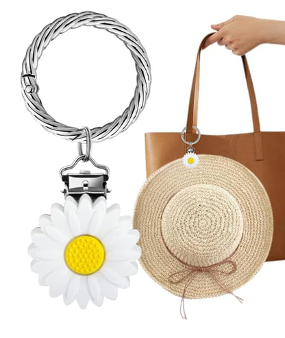 PRODUCTO 722-3 Clip para sombrero para viaje en bolsa, mochila, soporte para sombrero, accesorios de viaje para mujer, clip para sombrero para colgar sombreros de sol, gafas de sol, llaves del auto, regalos para el día de la madre para mamá, esposa, novia