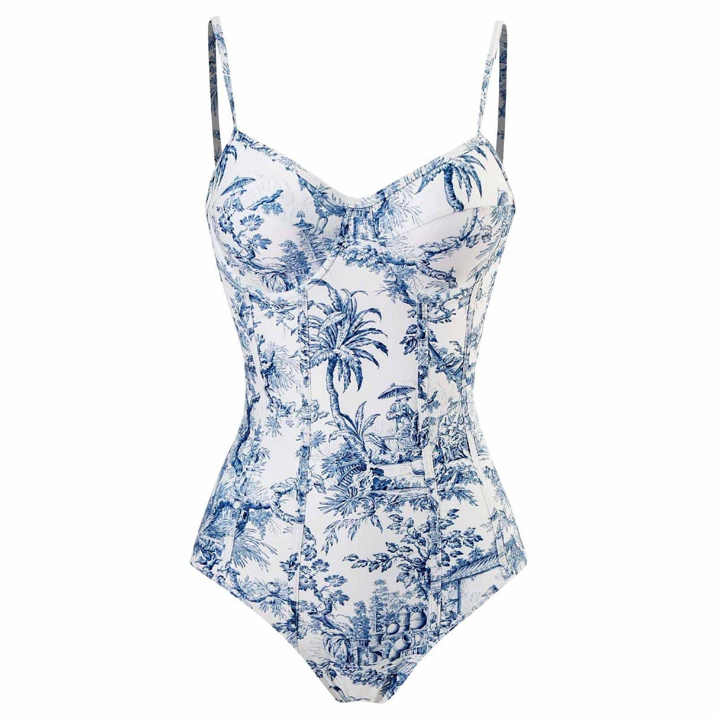 PRODUCTO 686 Cbcbtwo Traje de baño de una pieza para mujer con bikini Maxi faldas cruzadas Traje de baño con estampado floral de 2 piezas Conjunto de tankini con control de barriga