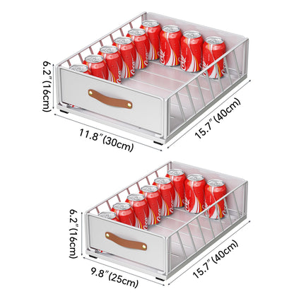 PRODUCTO 796 Organizador de gabinete extraíble fijo con nanopelícula adhesiva, estantes de despensa deslizables de alta resistencia, almacenamiento en cajones, canasta de gabinete de malla deslizante con asa para cocina, baño, hogar, 11.8W"X 15.7D"X6.2"H