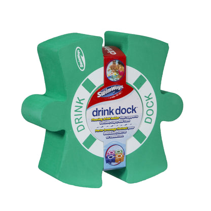 PRODUCTO 639 SwimWays Drink Dock - Soporte para bebidas de espuma, color verde