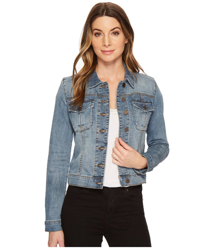 PRODUCTO 710-1 KUT de Kloth Amelia Jean Jacket Empathetic/Lavado de base medio MD