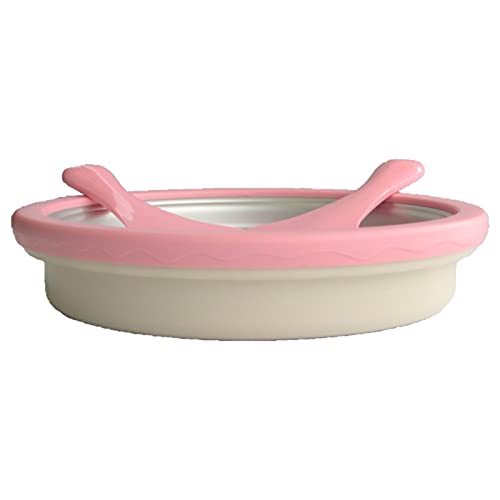 Nambawan Cold Plate Ice Cream Roll Maker Anti Griddle Gelato Sorbet And Frozen Yogurt Maker, Stone Type Rolled Machine, Homemade Countertop For Kids, Pink