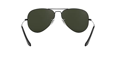 Ray-Ban RB3025 Classic Aviator Sunglasses, Gunmetal/G-15 Green, 58 mm