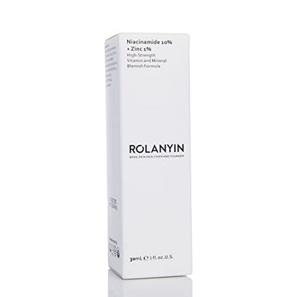 PRODUCTO 263 ROLANYIN Niacinamida 10% + Zinc 1% Suero para control de grasa y tratamiento del acné