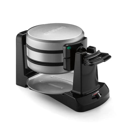 Cuisinart WAF-F40 Gofrera belga de doble tapa, nueva, negra/inoxidable