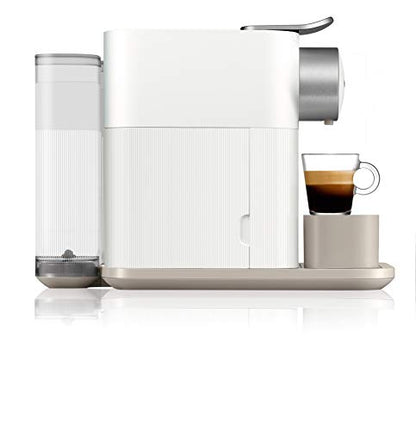 Máquina de café espresso original Nespresso Gran Lattissima con espumador de leche de De'Longhi, blanco fresco