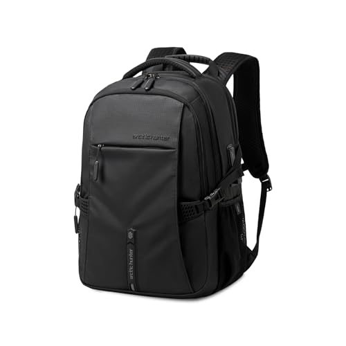 PRODUCTO 310 ARCTIC HUNTER AH Mochila de viaje grande para hombres, mochila para computadora portátil compacta y liviana de 30 L, aprobada por vuelo para negocios, trabajo, desplazamientos y mochila informal de fin de semana