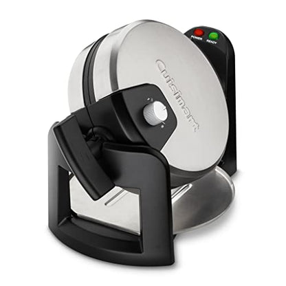 Cuisinart WAF-F40 Gofrera belga de doble tapa, nueva, negra/inoxidable