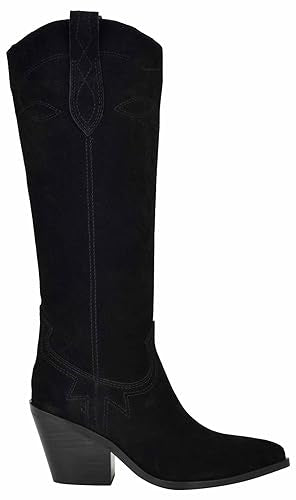 PRODUCTO 510 Nine West Bota alta hasta la rodilla Smash para mujer, Negro 001, 7.5