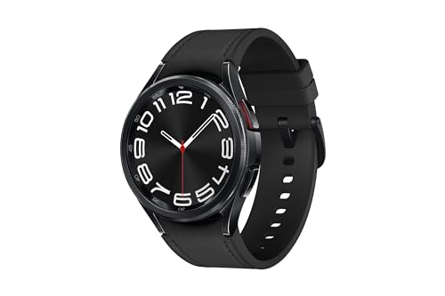 PROCUCTO 71 SAMSUNG Galaxy Watch 6 Classic 43 mm Reloj inteligente Bluetooth, bisel giratorio, rastreador de ejercicios, zonas de FC personalizadas, entrenamiento del sueño, monitor cardíaco, sensor BIA, información de salud, versión para EE. UU., negro