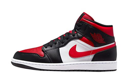 Jordan Mens Air 1 Mid 554724 079 Bred Toe - Size 8