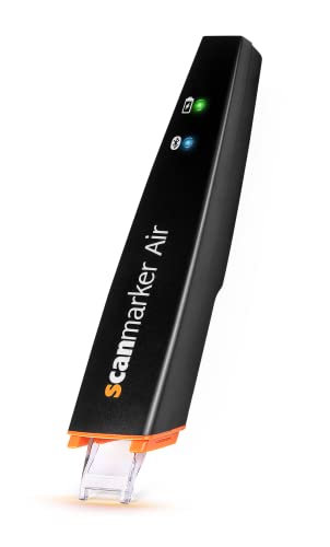 Scanmarker Air Pen Scanner - Resaltador digital OCR y lápiz de lectura - Inalámbrico (negro, Scanmarker Air)