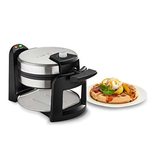 Cuisinart WAF-F40 Gofrera belga de doble tapa, nueva, negra/inoxidable