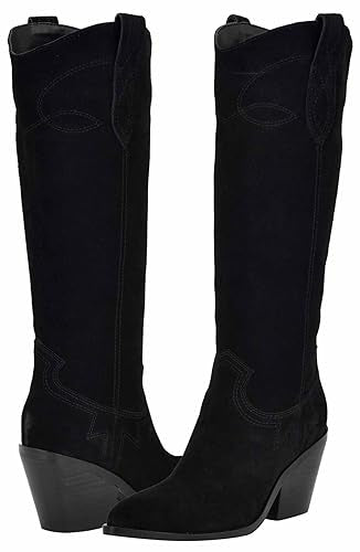 PRODUCTO 510 Nine West Bota alta hasta la rodilla Smash para mujer, Negro 001, 7.5