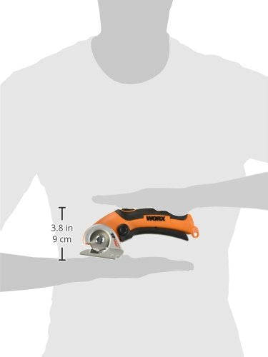 WORX WX082L 4V ZipSnip Tijeras Eléctricas Inalámbricas, tijeras para tela, cortador rotativo