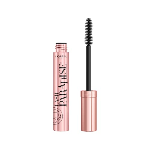 L’Oréal Paris Makeup Lash Paradise Mascara, Voluptuous Volume, Intense Length, Feathery Soft Full Lashes, No Flaking, No Smudging, No Clumping, Black, 0.25 Fl Oz (Pack of 1) Packaging May Vary