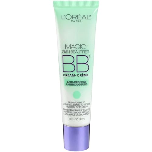 L’Oréal Paris Makeup Magic Skin Beautifier Anti-Redness BB Cream Tinted Moisturizer, 1 Ounce