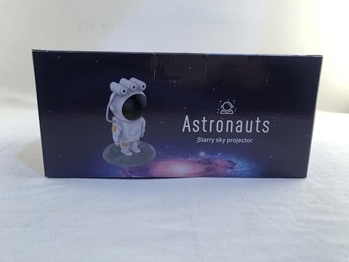 Astronaut Star Space Proyector Galaxy Night Light - Lámpara de proyección de techo de nebulosa estrellada con temporizador, control remoto y ajustable 360°, estética de decoración de dormitorio, regalos para niños y adultos