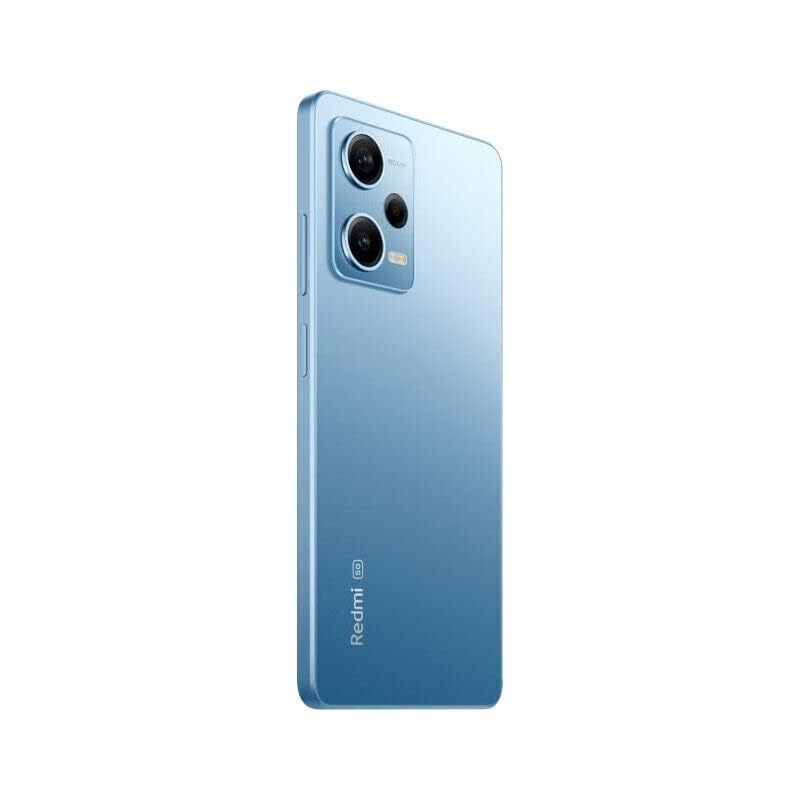 Xiaomi Redmi Note 12 Pro 5G + 4G (128GB + 6GB) Cámara triple de 6.67" 50MP desbloqueada de fábrica (solo Tmobile/Metro/Mint USA Market) + Extra (con paquete de cargador rápido para automóvil) (Azul claro)