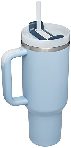 PRODUCTO 491 Stanley Quencher H2.0 FlowState Vaso aislado al vacío de acero inoxidable con tapa y pajita para agua, té o café helado, batidos y más, cambray, 40 oz