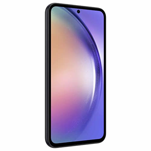 SAMSUNG Galaxy A54 5G Serie A, Smartphone Android desbloqueado de fábrica, 128 GB con pantalla fluida de 6,4", cámara de alta resolución, batería de larga duración, diseño refinado, versión EE. UU., 2023, impresionante negro