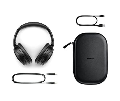 Bose QuietComfort 45 Auriculares inalámbricos Bluetooth con cancelación de ruido - Triple negro (renovado)