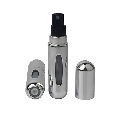 Portable Mini Refillable Perfume Atomizer Bottle Spray, Scent Pump Case for Travel 4 Pcs Pack of 5ml