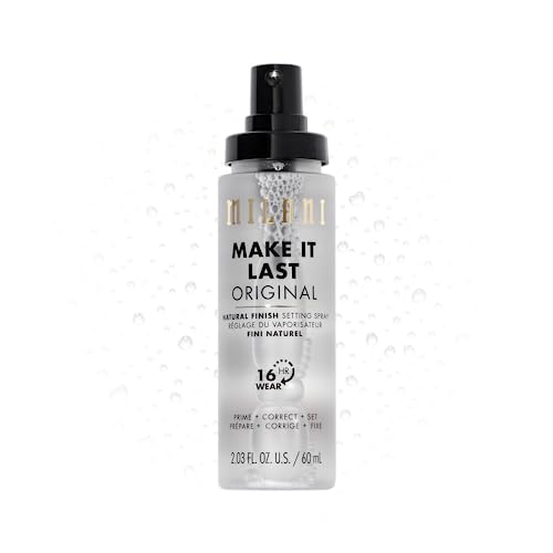 Milani Make It Last Original - Natural Finish Setting Spray 3-in-1 Setting Spray and Primer- Prime + Correct + Set Makeup Finishing Spray and Primer - Long Lasting Makeup Primer and Spray (2.03 Fl. Oz.)