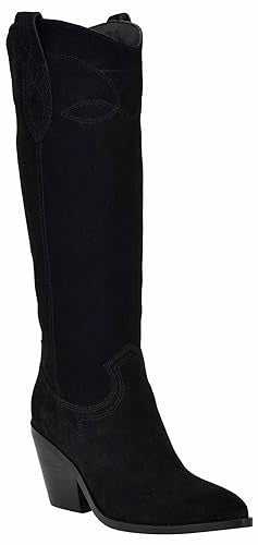 PRODUCTO 510 Nine West Bota alta hasta la rodilla Smash para mujer, Negro 001, 7.5