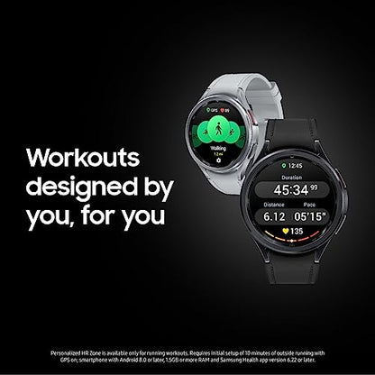 PROCUCTO 71 SAMSUNG Galaxy Watch 6 Classic 43 mm Reloj inteligente Bluetooth, bisel giratorio, rastreador de ejercicios, zonas de FC personalizadas, entrenamiento del sueño, monitor cardíaco, sensor BIA, información de salud, versión para EE. UU., negro