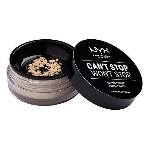 PRODUCTO 7 NYX PROFESSIONAL MAKEUP Can't Stop Won't Stop Polvos fijadores sueltos - Claro-Medio