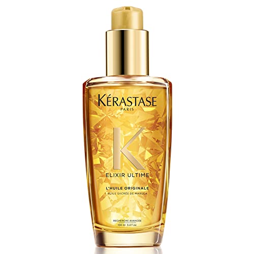 Kerastase Elixir Ultime L'Huile Original Beautifying Hair Oil 3.4 Ounce, Yellow