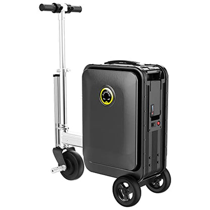 Airwheel SE3S Smart Rideable Suitcase Scooter eléctrico de equipaje para viajes (negro)