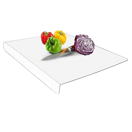 Yis Tablas de cortar acrílicas para mostrador de cocina Tabla de cortar transparente antideslizante Tablas de cortar acrílicas para protector Restaurante en casa 18x16 pulgadas 18x16 pulgadas