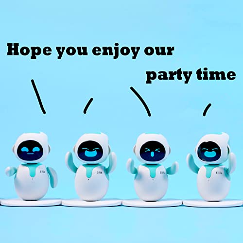 PRODUCTO 402 Lindas mascotas robot para niños y adultos, su compañero interactivo perfecto en el hogar o el espacio de trabajo, regalos únicos para niñas y niños.