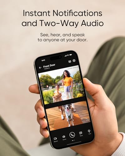 eufy Security Video Doorbell E340, cámaras duales con protector de entrega, 2K Full HD y visión nocturna en color, con cable o batería, compatible con HomeBase S380, sin tarifa mensual