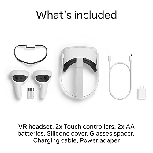 PRODUCTO 284 Meta Quest 2 - Paquete navideño de 128 GB - Auriculares avanzados de realidad virtual todo en uno