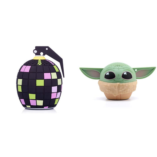 PRODUCTO 196 Bitty Boomers Fortnite Altavoz Bluetooth Inalámbrico, Boogie Bomb, Talla Única y Star Wars The Mandalorian: Grogu - Mini Altavoz Bluetooth, Multicolor