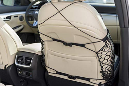 PRODUCTO 243 NETCESSITY® Seat Caddy: el organizador de asiento de red original para automóvil, totalmente plegable, no requiere reposacabezas